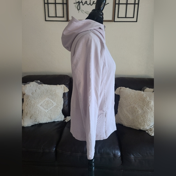 ATHLETA Women's Zip-Up Hoodie Sweater In Lavender Women's Size M - Picture 8 of 13